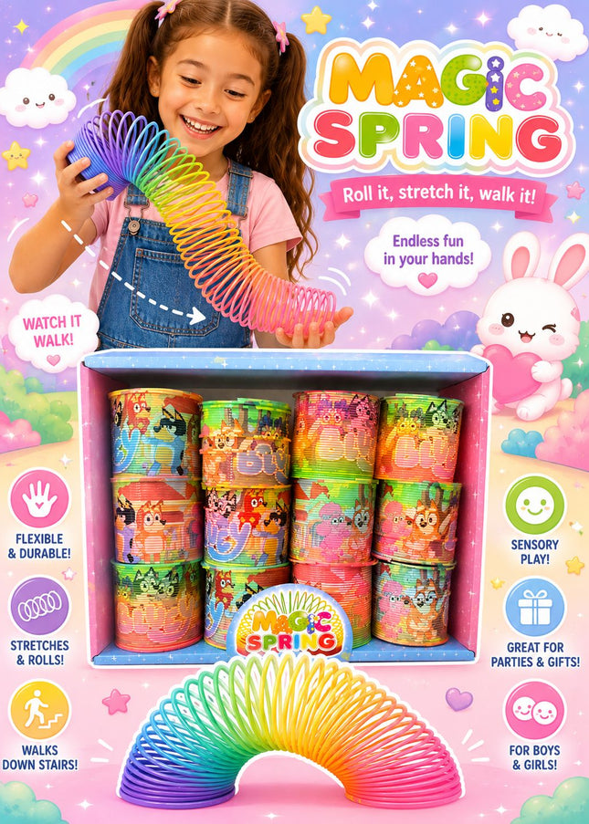 Slinky BLUEY 12 pcs box