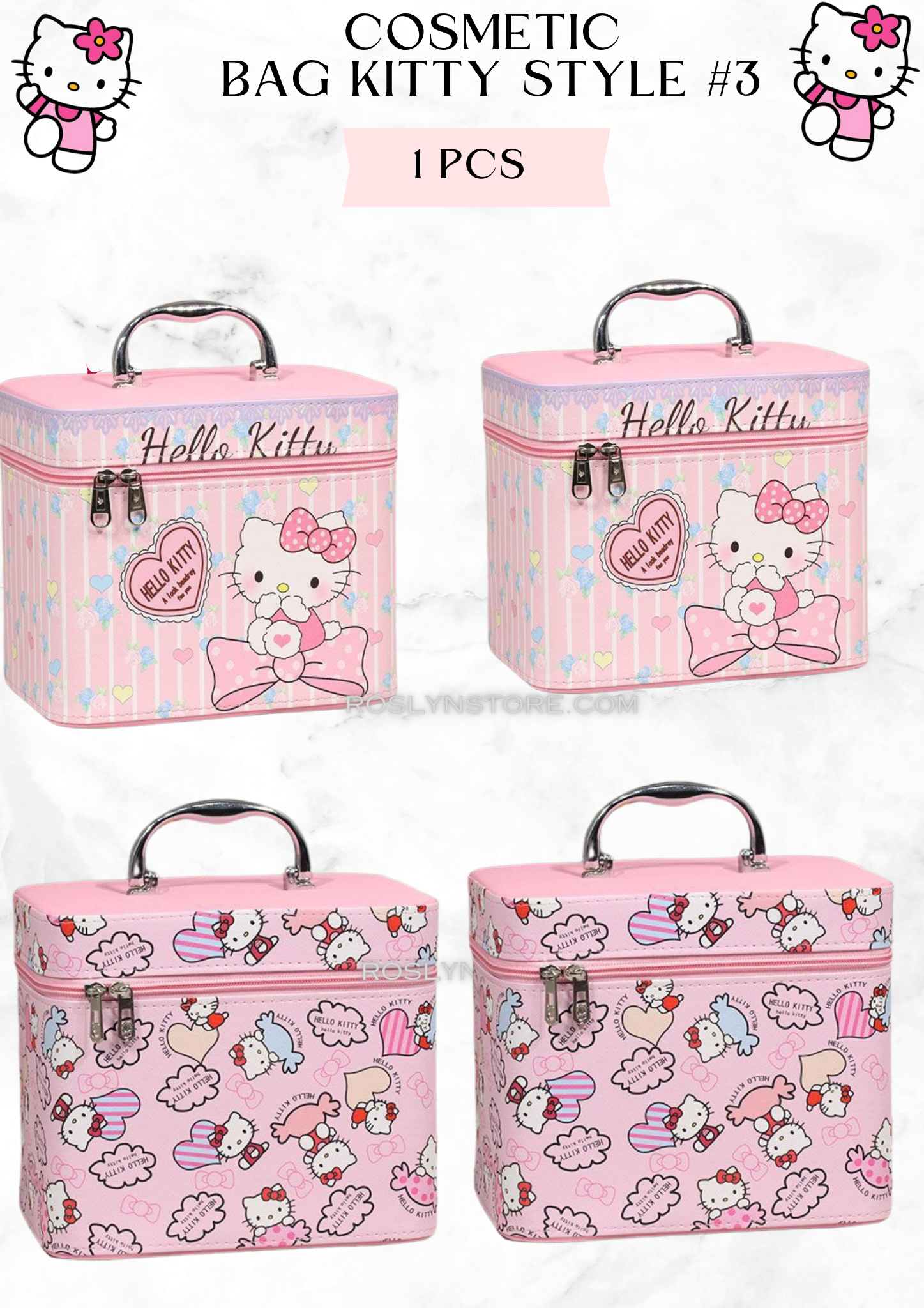 Cosmetic Bag - hello kitty - 1 pcs - style 3