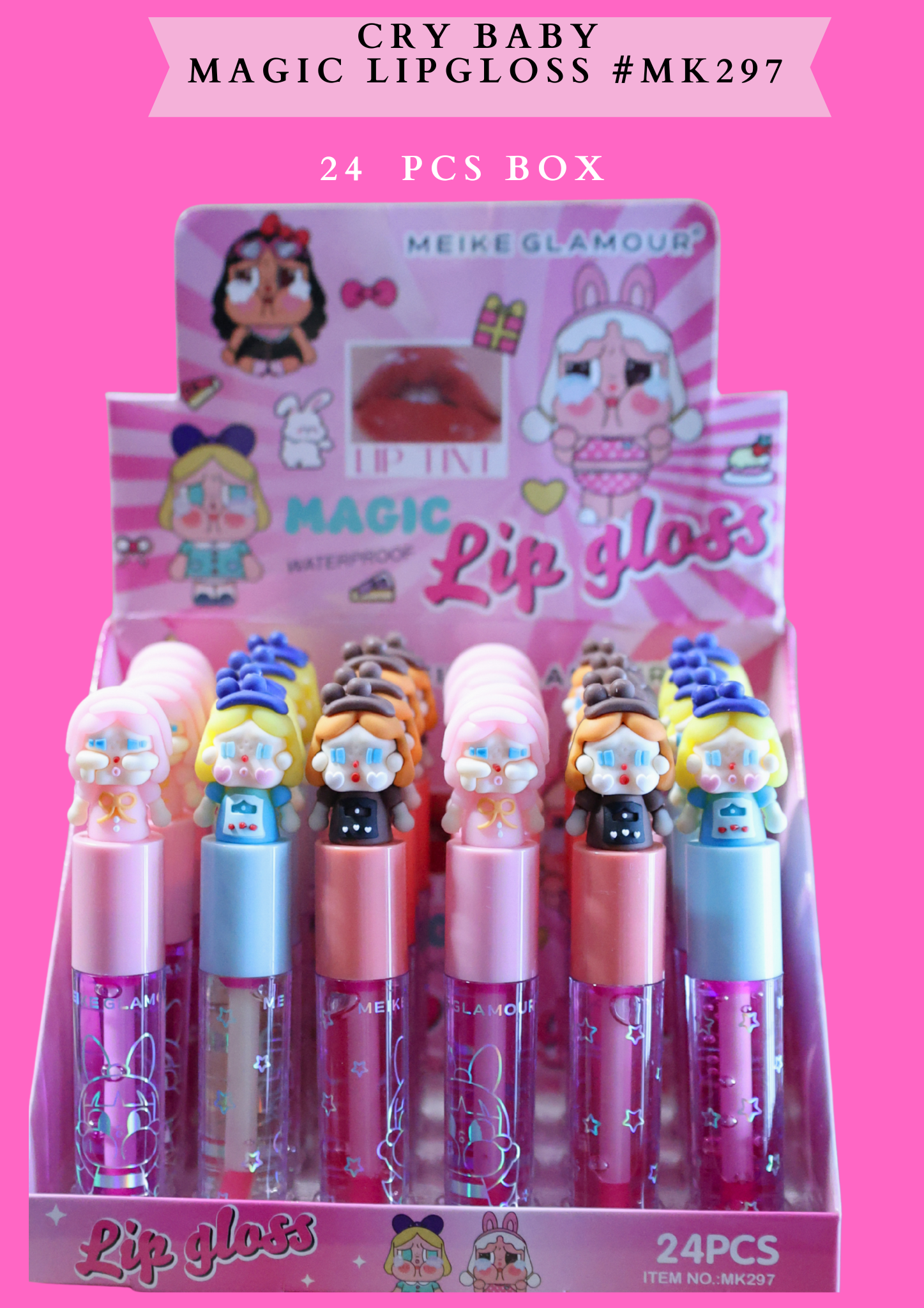 CRY BABY MAGIC LIPGLOSS # MK297 -(24 PCS BOX)