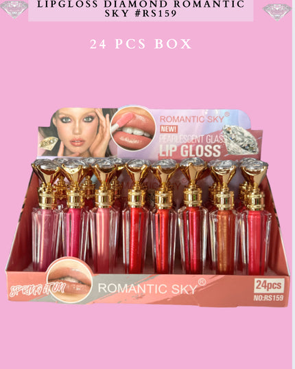 LIPGLOSS DIAMOND ROMANTIC SKY #RS159-( 24 PCS BOX)