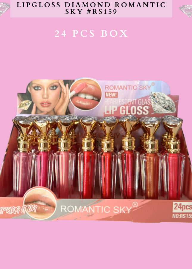 LIPGLOSS DIAMOND ROMANTIC SKY #RS159-( 24 PCS BOX)