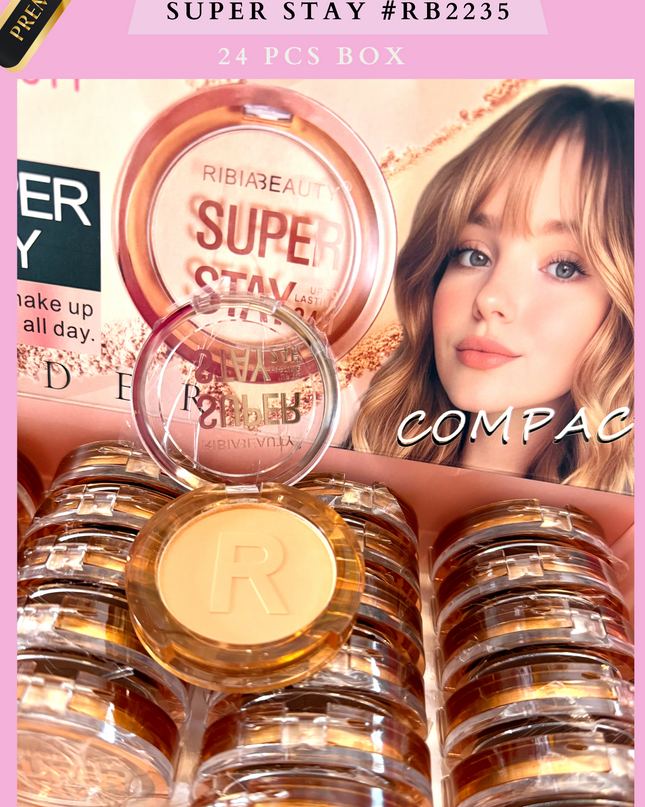 PRESSED POWDER SUPER STAY # RB2235 ( 24 PCS BOX))