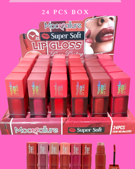 SUPER STAY TEDDY - MOCALLURE MATTE LIPGLOSS (# MOC1203) 24 pcs box