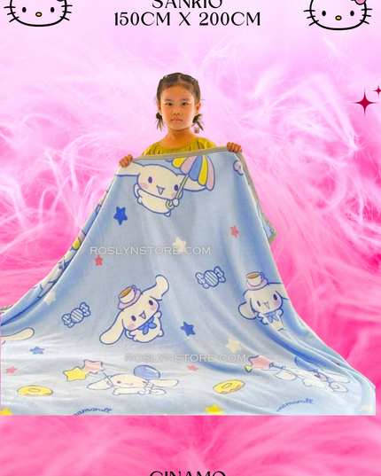 BLANKET Sanrio 1 PCS 150x  200  (CM)- big size- KING SIZE