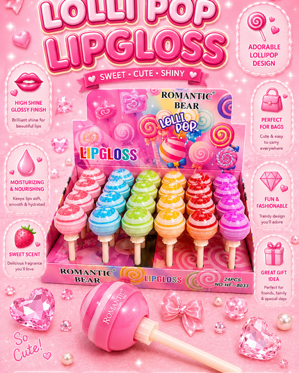 LOLIPOP LIPGLOSS - romantic bird #HF8033