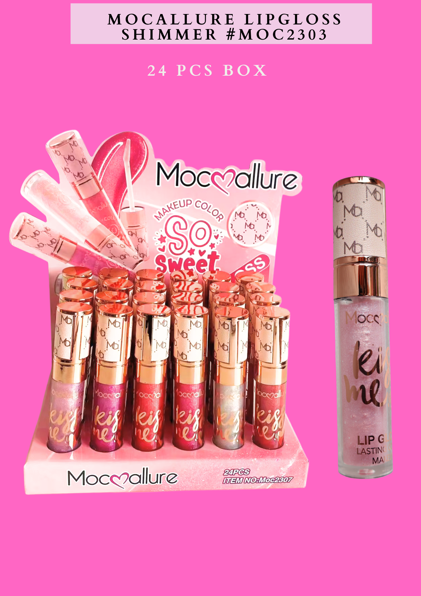 Mocallure lipgloss - shimmer #moc2303