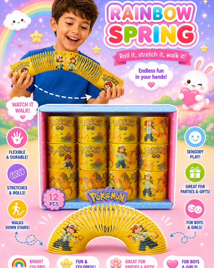 Slinky pokemon- 12 pcs box