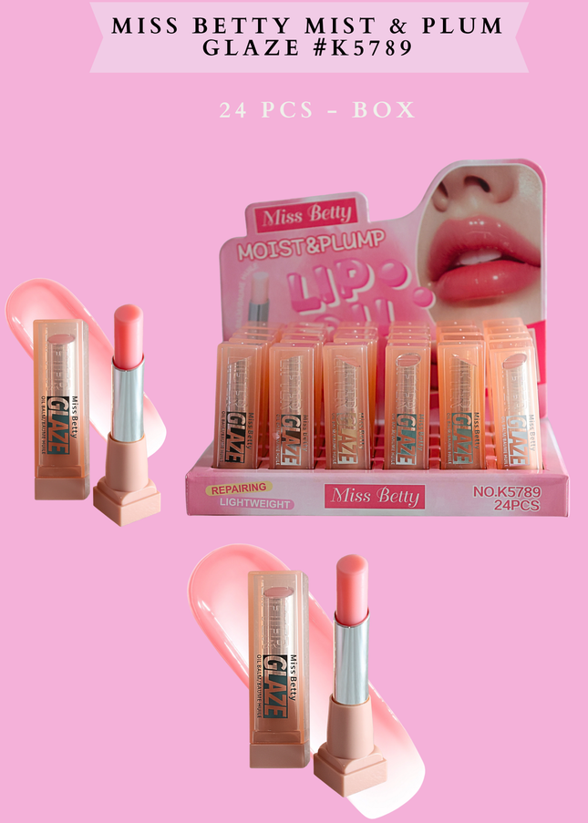 MISS BETTY MIST & PLUM GLAZE #K5789 - (24 PCS - BOX)