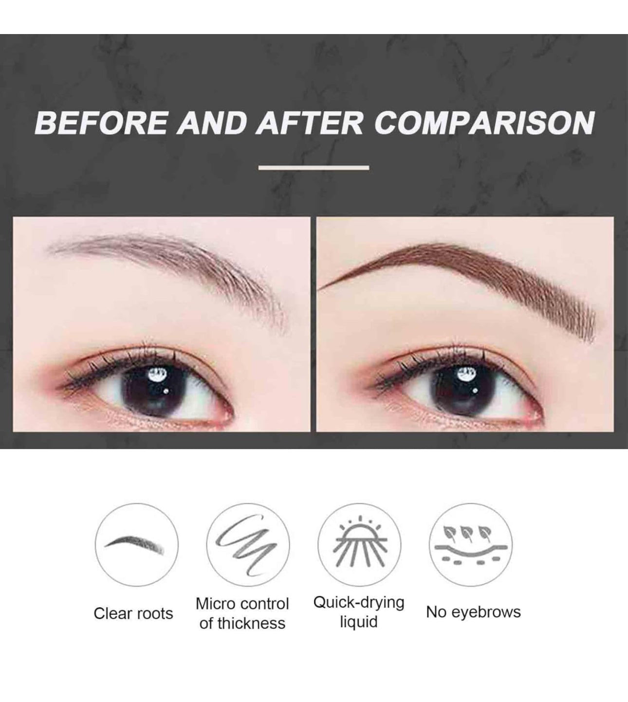 SET- EYEBROW CONTOURING -TINT-WATERPROOF-(5pcs)