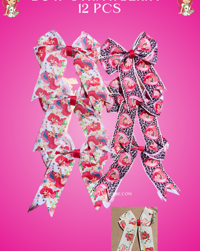 BOW Strawberry - 12 pcs