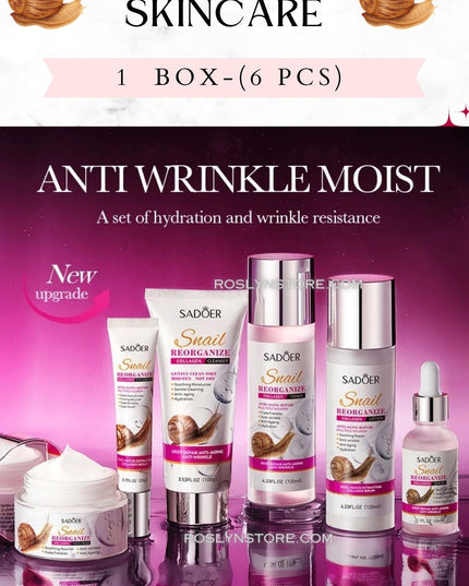 SADOER-SNAIL SET SKINCARE- 6 pcs per box