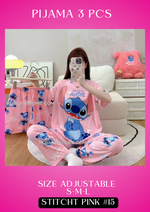 PIJAMAS KAWAII- Pajamas kawaii- (3 pcs Pijama ) (S-M-L) adjustable size1 Pijama $10 / buy 3 price is $8 per each Pijama - Adjustable size ( S- M-L)