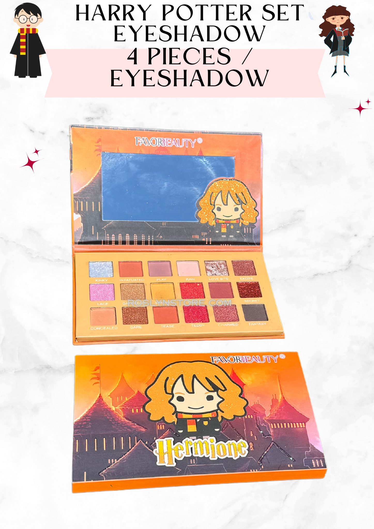 HARRY POTTER EYESHADOW / Set 4 palette