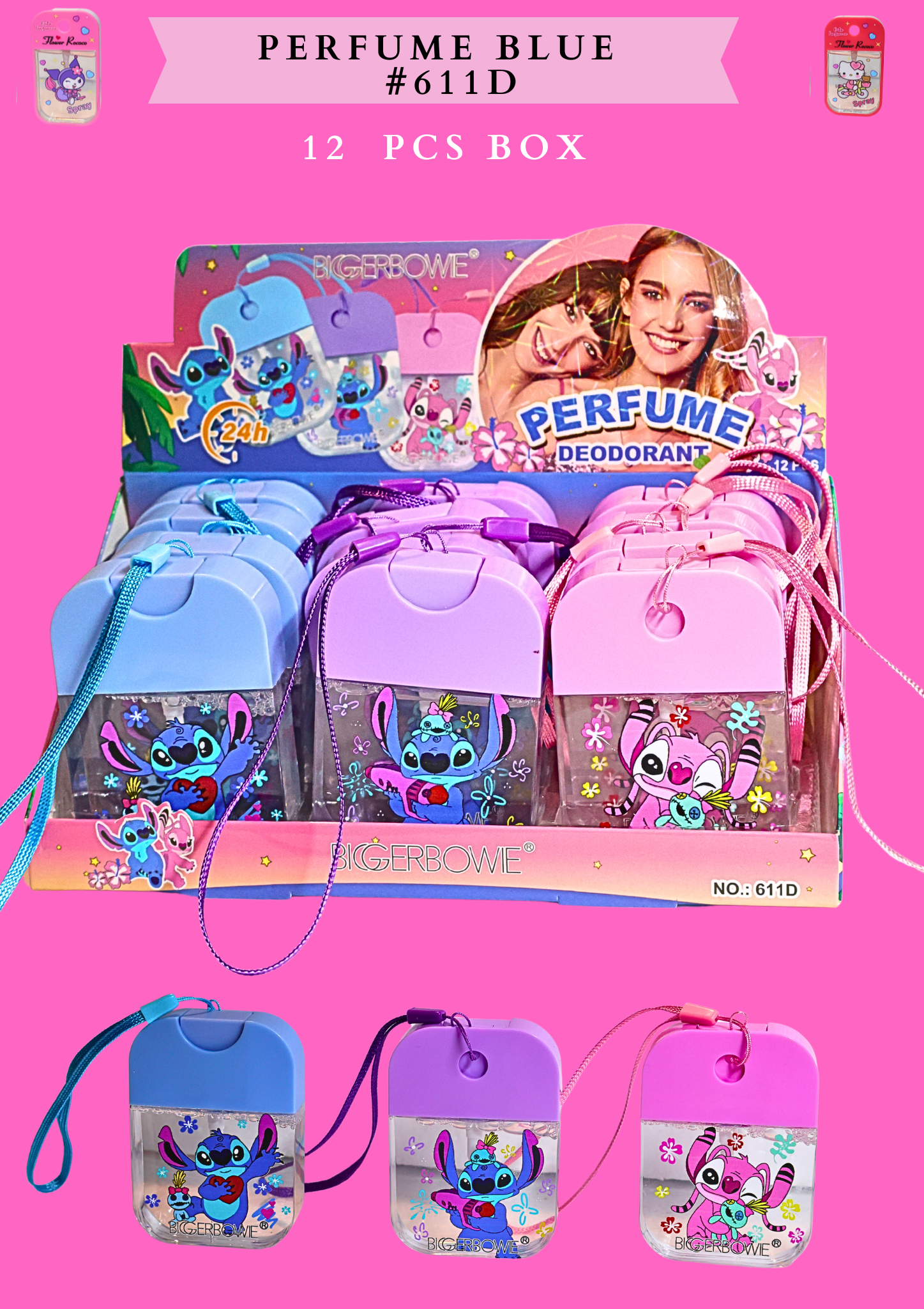 PERFUME BLUE #611D -12 PCS BOX (50 ml)