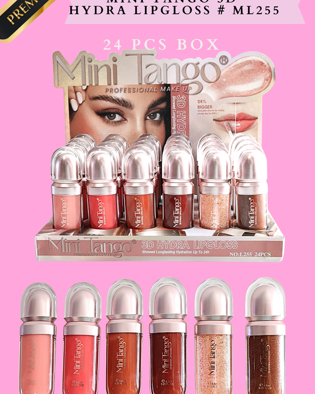 MINI TANGO 3D HYDRA LIPGLOSS # MI255 ( 24 pcs box)