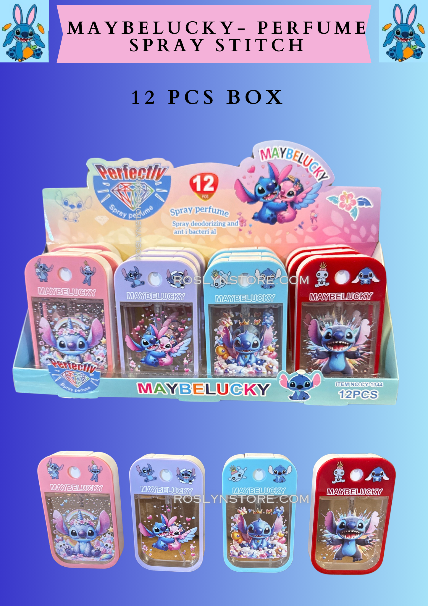 PERFUME STITCHT -12 pcs box -Maybelucky