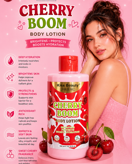 BODY LOTION - Cherry kiss beauty 300 ml