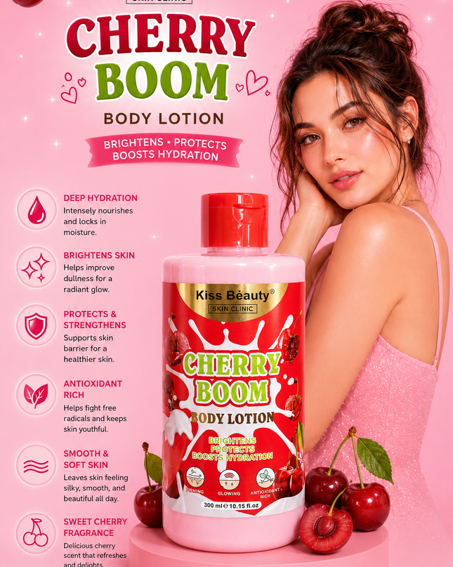 BODY LOTION - Cherry kiss beauty 300 ml