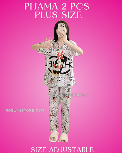 PIJAMAS KAWAII- - (2 pcs Pijama ) (M-L-)adjustable Pijama $11 / buy 3 price is $9 per each Pijama