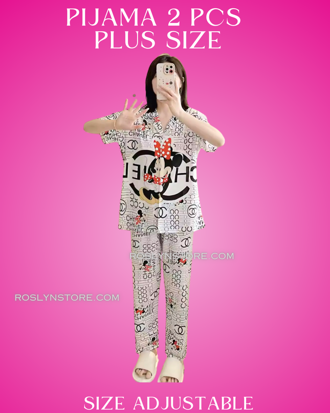 PIJAMAS KAWAII- - (2 pcs Pijama ) (M-L-)adjustable Pijama $11 / buy 3 price is $9 per each Pijama