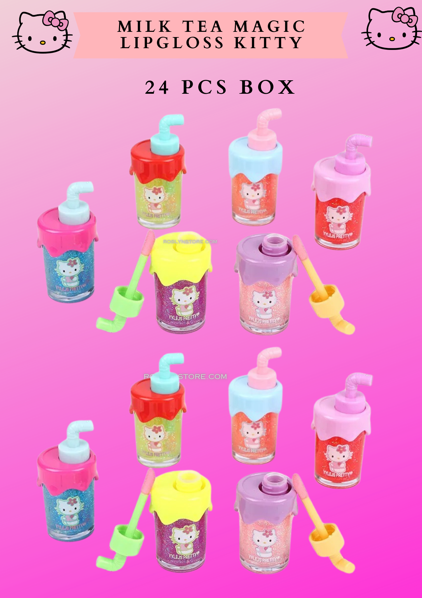 MAGIC LIPGLOSS juice style - kitty 24 pcs