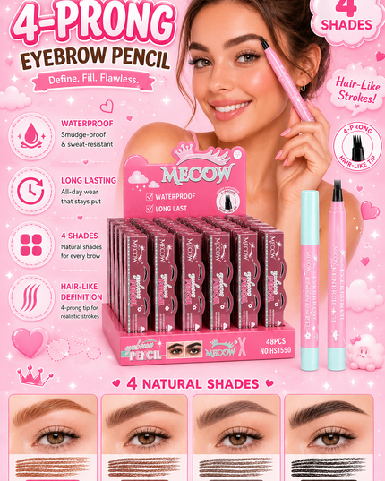 EYEBROW PENCIL - EFFECT MICROBLADING- 36 PCS box -(#HS1550)