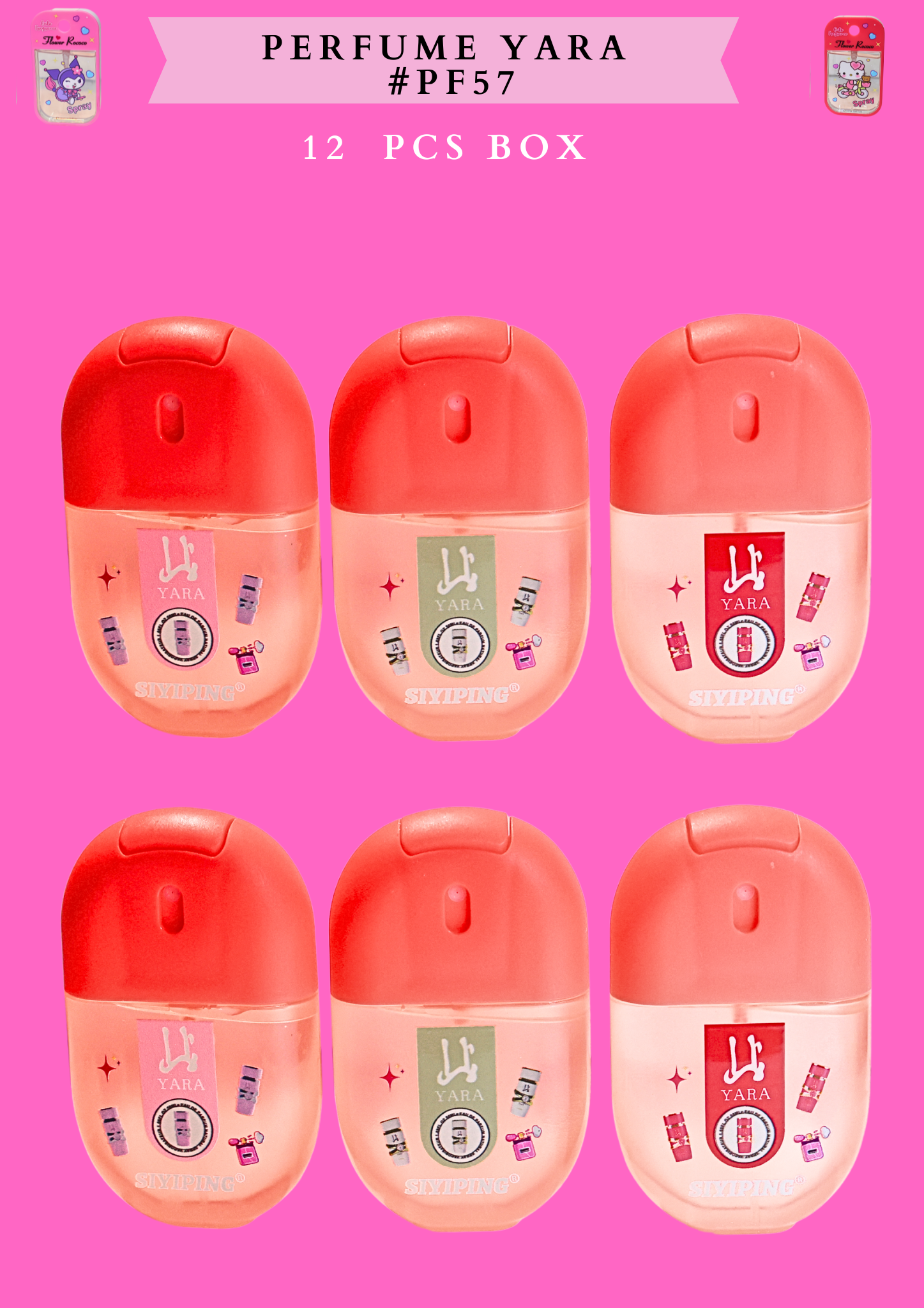 PERFUME YARA #PF57 - 12 PCS BOX ( 50 ml)