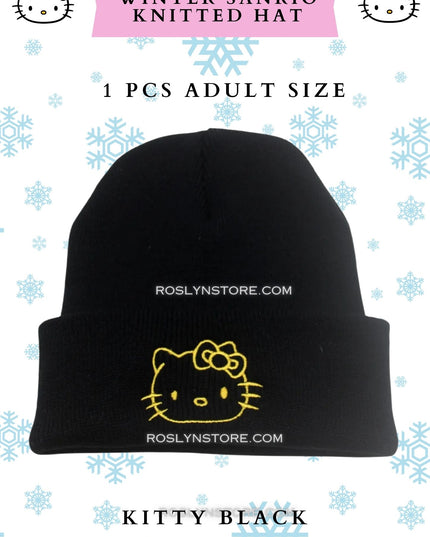 WINTER  SANRIO - KNITTED HAT - Adult Size -