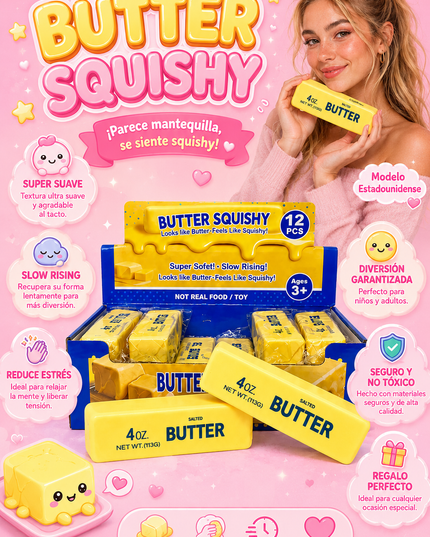 BUTTER SQUISHY 12 pcs box