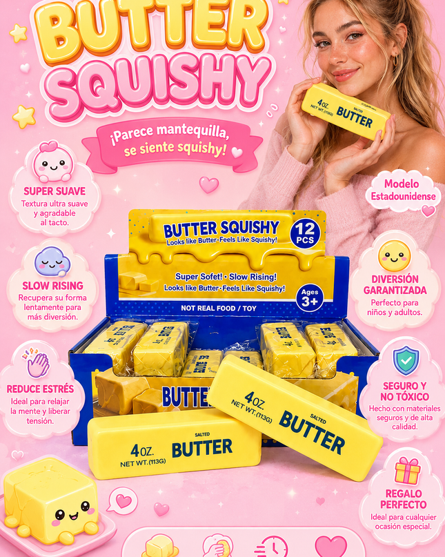 BUTTER SQUISHY 12 pcs box