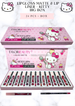 KITTY - BIG BOX- lipgloss matte , lipliner & eyeliner (dual use)  (24 pieces)