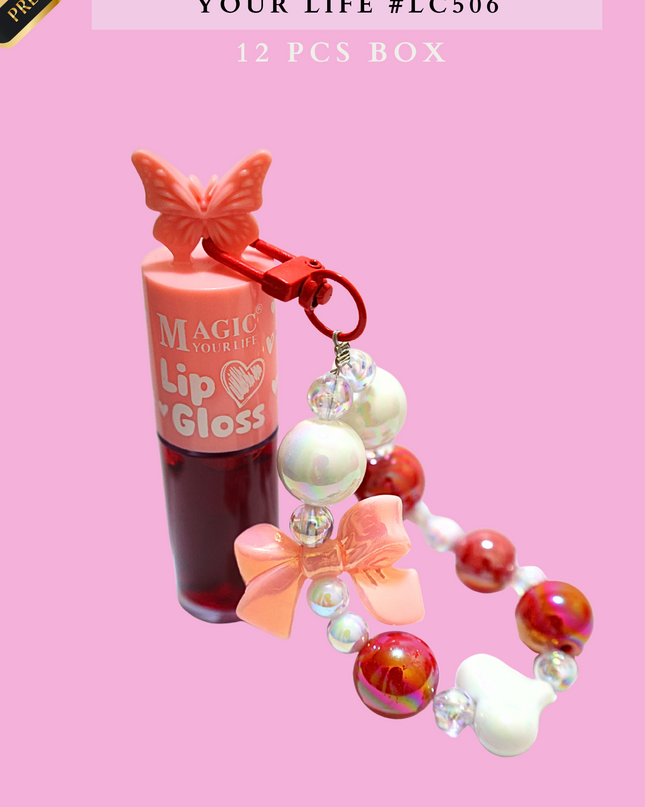 KEYCHAIN LIP TINT MAGIC YOUR LIFE #LC506 (12 PCS BOX)