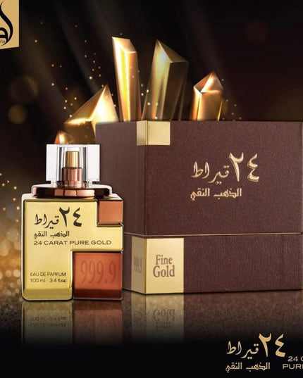 24 CARAT PURE GOLD  Lataffa 100 ml (buy 3 lattafa price $16 per each any style )