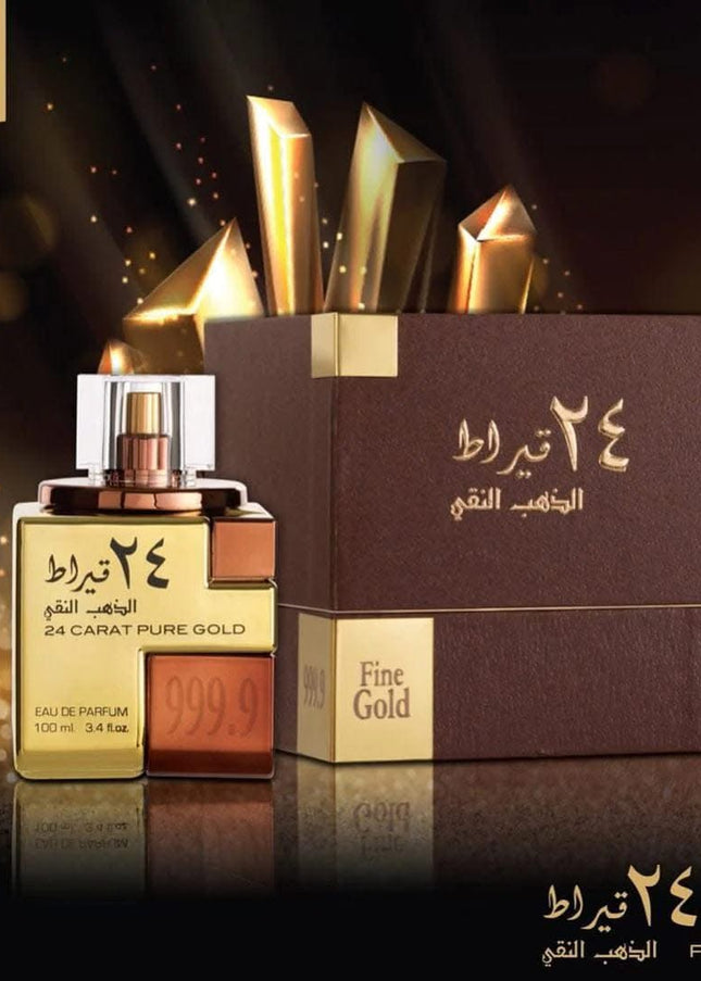 24 CARAT PURE GOLD  Lataffa 100 ml (buy 3 lattafa price $16 per each any style )
