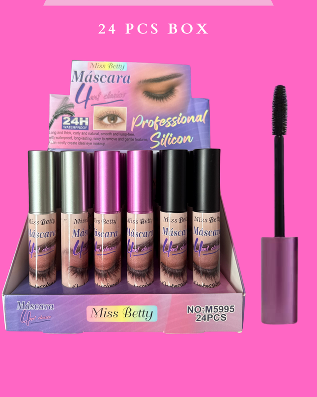 MASCARA PROFESIONAL 24 HOURS MISS BETTY # M5995 -(24 PCS BOX)