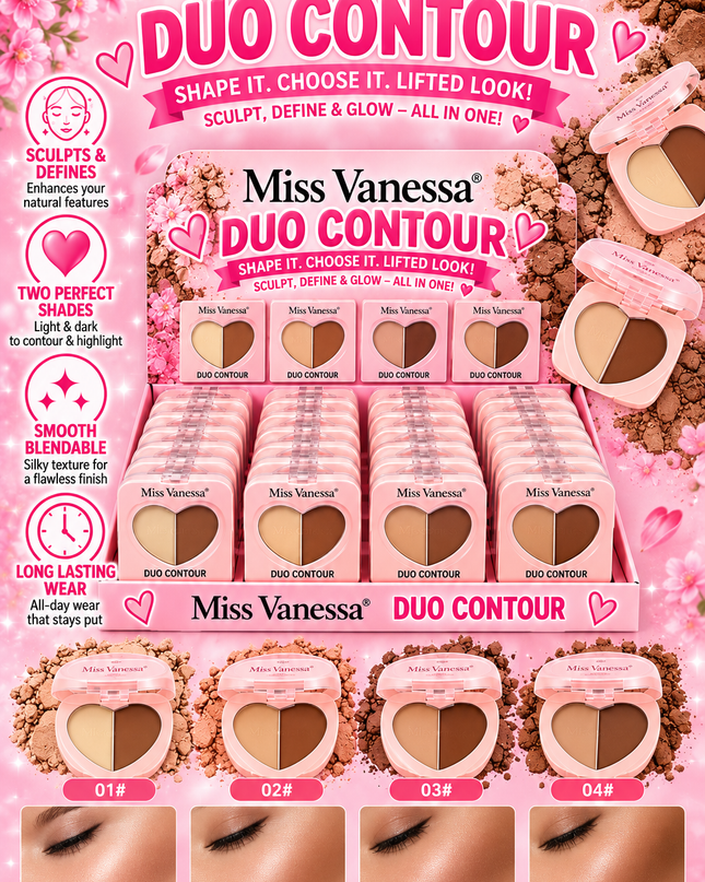 CONTOUR DUO MISS VANESSA 24 PCS BOX (G37) (#G3294)