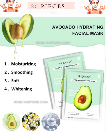 FACE MASK SET - 20 pieces
