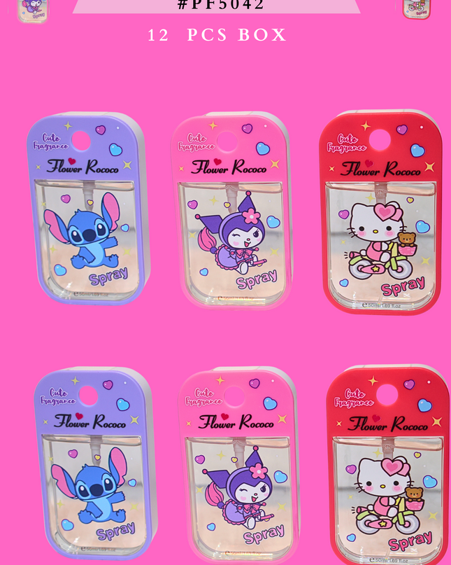PERFUME CARTOON #PF5042 - 12 PCS BOX (50 ml)