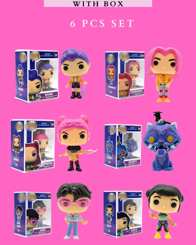 POP - КРО DOOL WITH BOX-  6 PCS SET