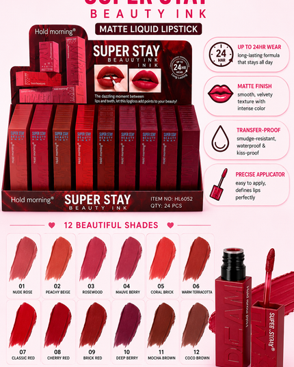 SUPER STAY HOLD MORNING -matte lipgloss ( #HL6052)