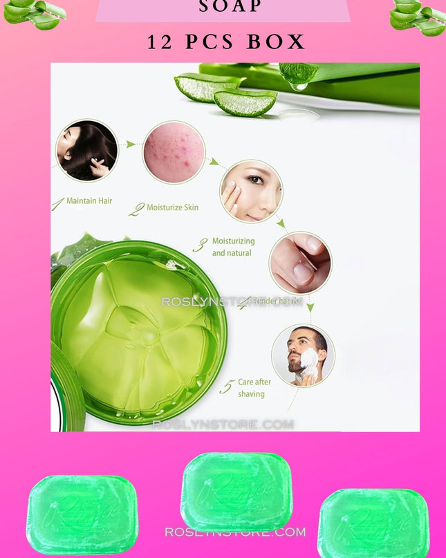 ALOE VERA  SOAP - 12 PCS box -organic