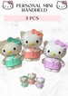 Personal Mini fans-  Handheld - HELLO KITTY - 3 pcs- fans