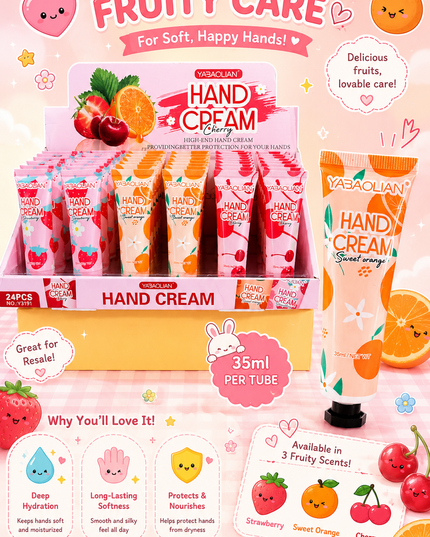 YABAOLIAN - hand cream ( 24 pcs box) #Y3191