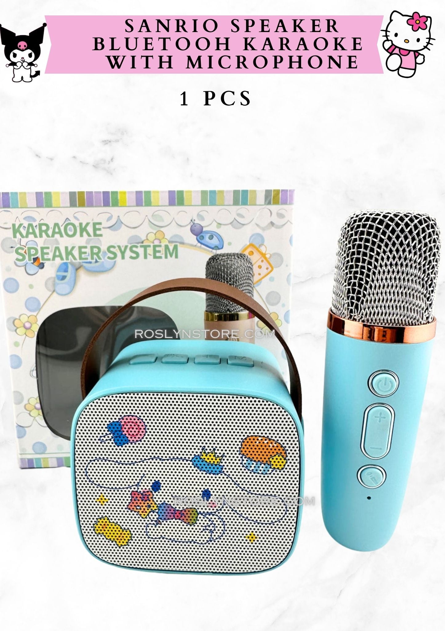 Speaker Bluetooth karaoke with Microphones and usb charger - buy 4 pcs the price is $13