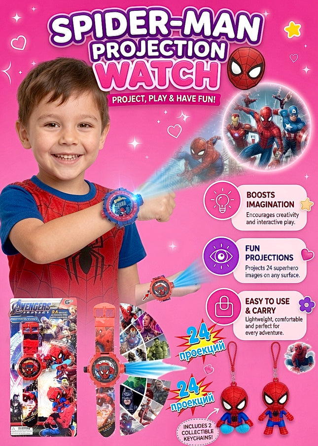 SPIDER  PROJECTION WATCH
