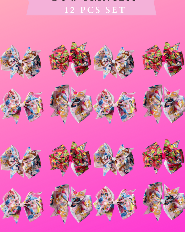 BOWS princess - 12 PCS SET