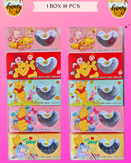 LASHES - WINNIE POOH - BOX 10 PCS