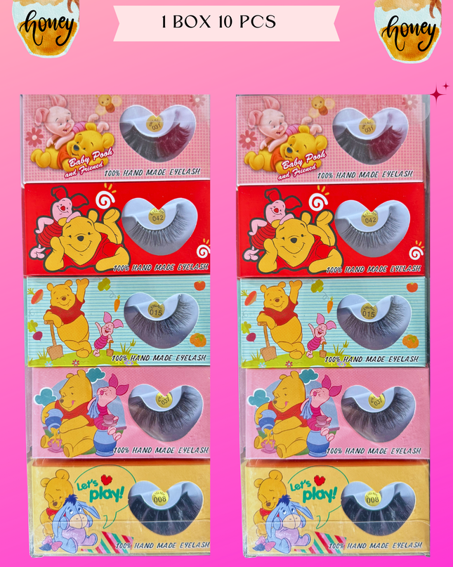 LASHES - WINNIE POOH - BOX 10 PCS