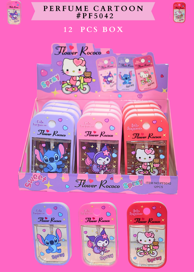 PERFUME CARTOON #PF5042 - 12 PCS BOX (50 ml)