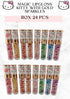 MAGIC LIPGLOSS KITTY WITH GOLD SPARKLES- 24 pcs - glitter